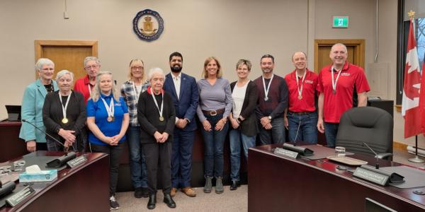 Main article image for story titled 'Winners from Canada Games Invited to City Hall!!'
