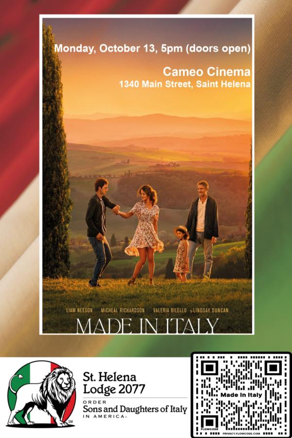 Main article image for story titled 'Italian Movie Night at the Cameo: Made in Italy'